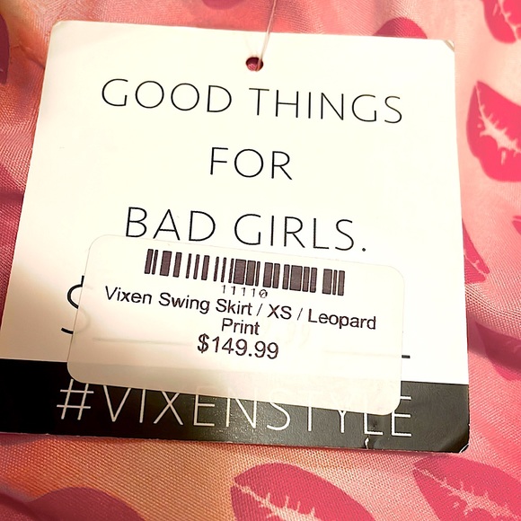 Vixen Leopard Swing Skirt - Picture 3 of 5